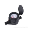 Wet Dial Brass Multi Jet Water Meter With Rotary Vane Wheel , Potable